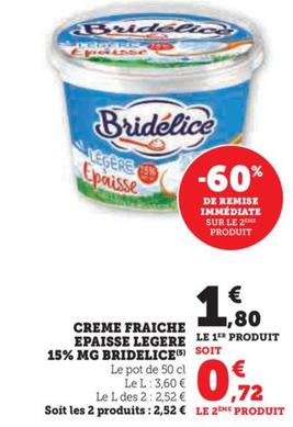 Creme Fraiche Epaisse Legere Le 1er Produit 15% Mg