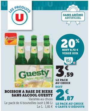 Guesty - Boisson A Base De Biere Sans Alcool