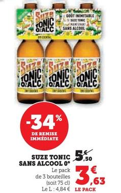 Suze Tonic - Sans Alcool