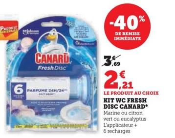 canard - kit wc fresh