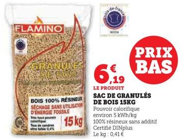 Flamino - Sac De Granules De Bois 15kg
