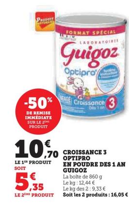 Guigoz - Croissance 3 Optipro