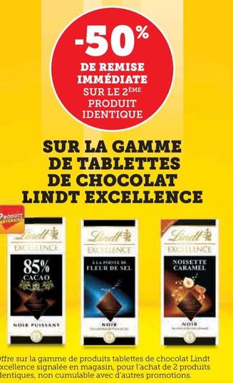 Sur La Gamme De Tablettes De Chocolat Excellence