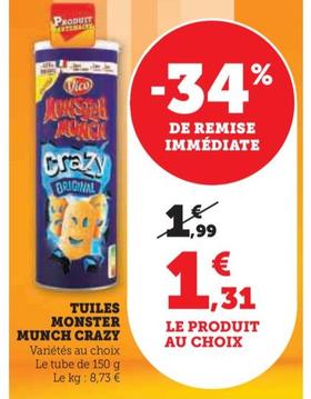 Tuiles Monster Munch Crazy