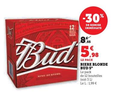 Biere Blonde Bud 5°