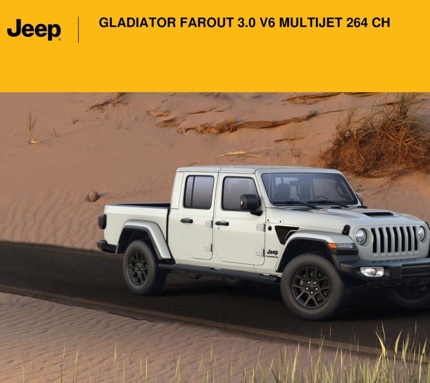 Jeep Gladiator Farout 3.0 V6 Multijet 264 Ch offre sur Jeep