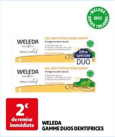 weleda - gamme duos dentifrices