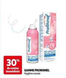 Prorhinel - Gamme