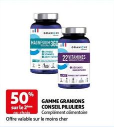 granions - gamme conseil piluliers