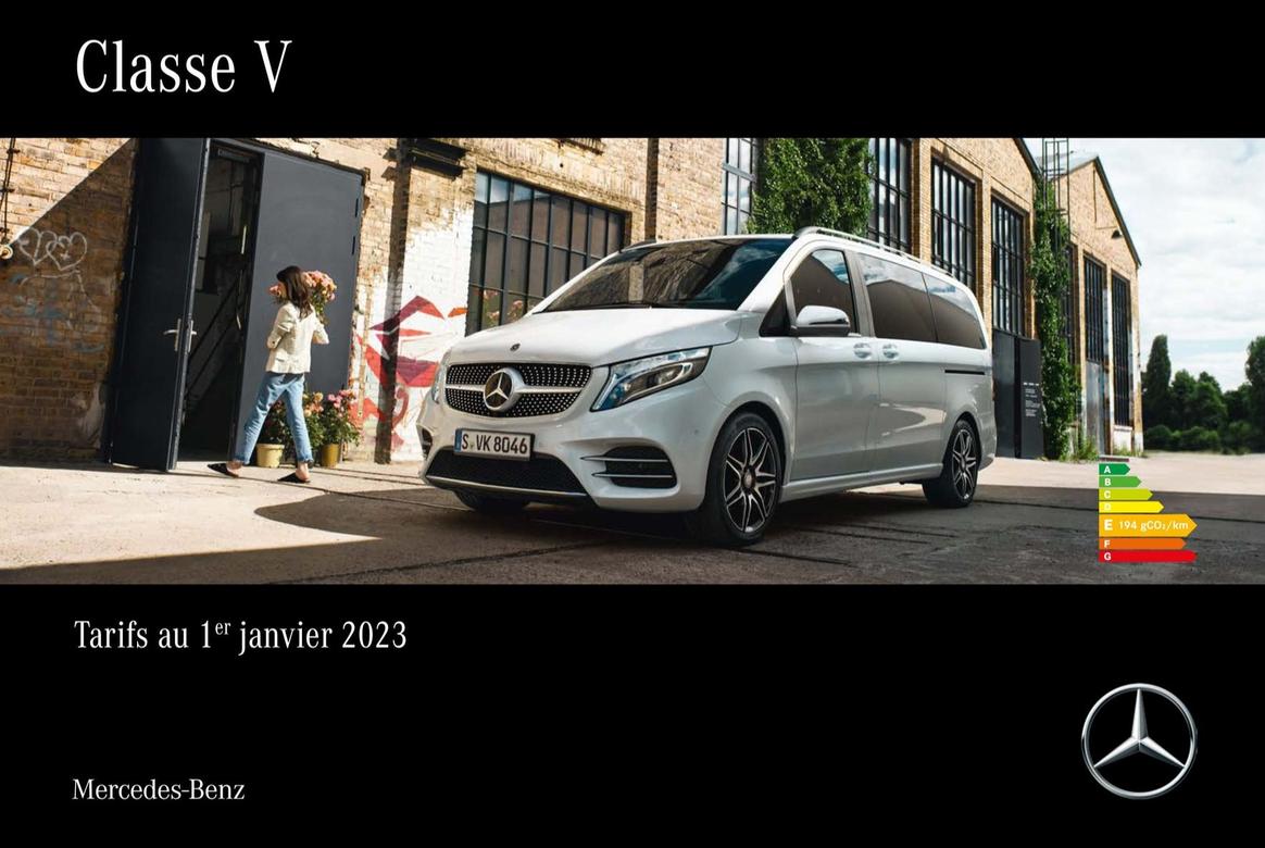 Mercedes-benz - Classe V offre sur Mercedes-Benz