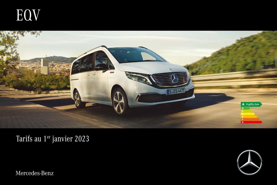 mercedes benz - tarifs au 1er janvier 2023