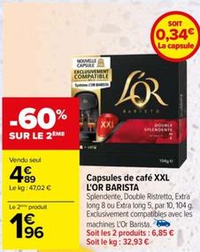 capsules de café