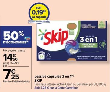 lessive en capsules