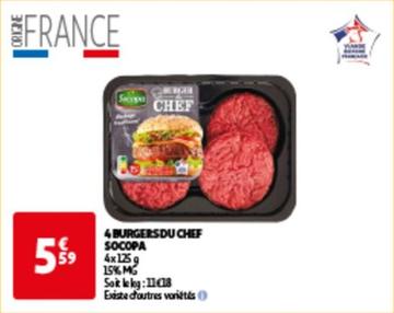 4 Burgers Du Chef