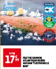 Auchan - Filet De Saumon Atlantique Filière Cultivons Le Bon