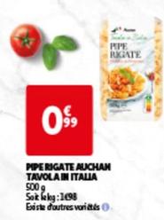 Auchan - Pipe Rigate Tavola In Italia