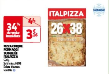 Italpizza - Pizza Cinique Formaggi Surgelee