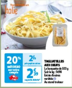 Tagliatelles Aux Oeufs