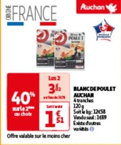 Auchan - Blanc De Poulet