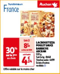 Auchan - Lacroustizza Poulet Sauce Barbecue