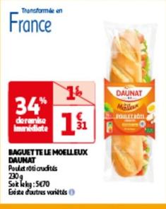 Baguette Le Moelleux