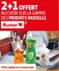 Auchan - Au Choix Sur La Gamme Des Produits Vaisselle