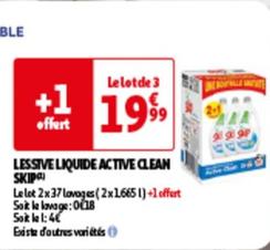 lessive liquide active clean