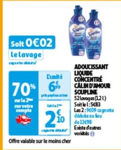 Adoucissant Liquide Concentre Calin D'amour