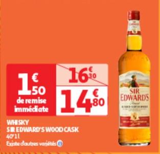 Whisky Sir Edward's Wood Cask