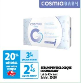 Cosmia Baby - Serum Physiologique