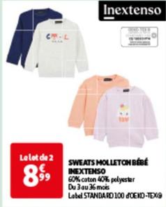 Inextenso - Sweats Molleton Bebe