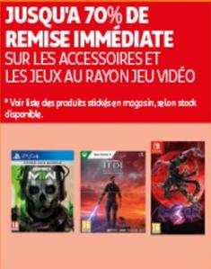 Sur Les Accessoires Et Les Jeux Au Rayon Jeu Vidéo