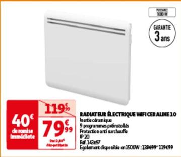 Radiateur Électrique Wifi Cer Alime 10