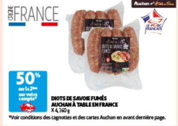 Auchan - Diots De Savoie Fumés