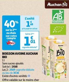 Auchan Bio - Boisson Avoine