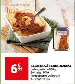 Lasagnes À La Bolognaise