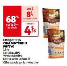 physyo - croquettes chat d'interieur