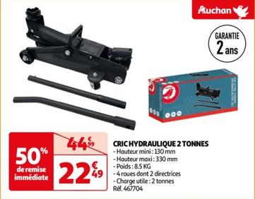 Auchan - Cric Hydraulique 2 Tonnes