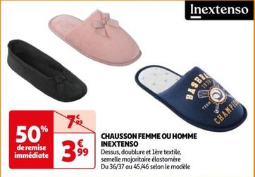 Inextenso - Chausson Femme Ou Homme