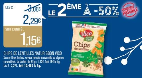 Chips De Lentilles Natur'&bon
