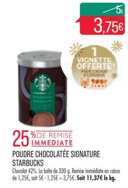 Starbucks - Poudre Chocolatée Signature