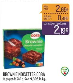 Brownie Noisettes