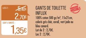 Influx - Gants De Toilette