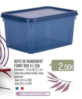 Boite De Rangement Funny Box 4 Leda