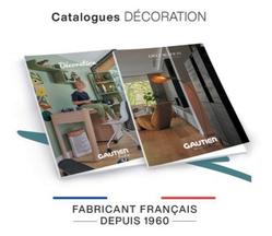 Gautier - Catalogues Décoration offre sur Gautier