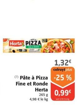 Pâte À Pizza Fine Et Ronde