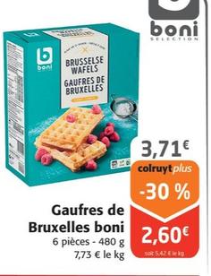 Gaufres De Bruxelles Boni