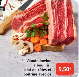 Viande Bovine À Bouillir: Plat De Côtes Et Poitrine Avec Os