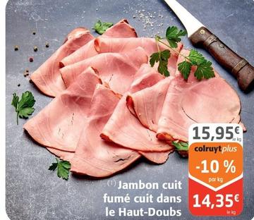 Jambon Cuit Fumé Cuit Dans Le Haut-doubs