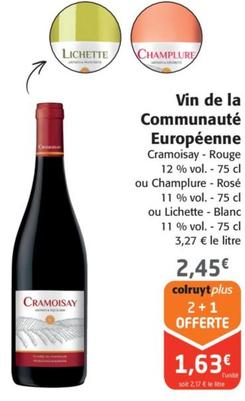 Vin De La Communauté Européenne